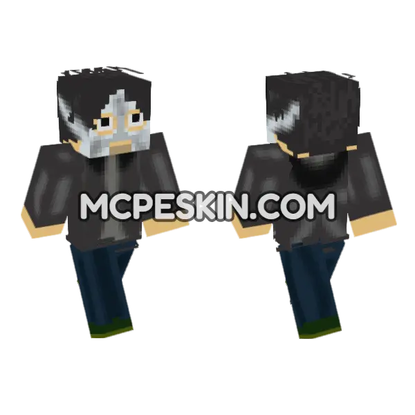 Av Masked, front and back