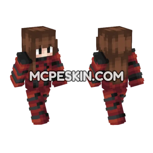 Ava Minecraft Bedrock skin, front and back