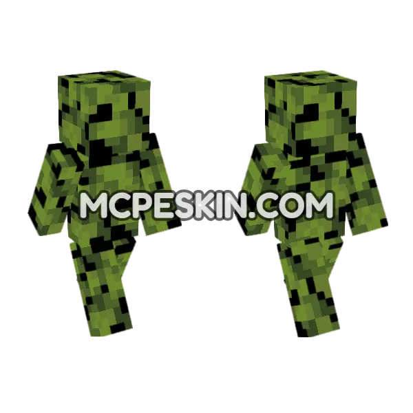 Azalea Outfit Minecraft Bedrock skin, front and back