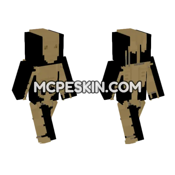 B1 Droid Star Wars Minecraft Bedrock skin, front and back