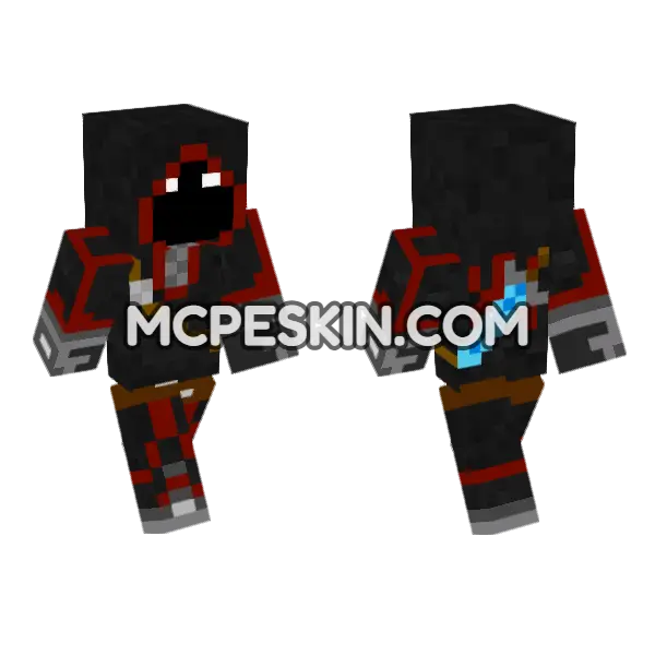 Badboyhalo Skin Minecraft Bedrock skin, front and back