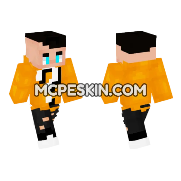 Baddy Skin Minecraft Bedrock skin, front and back