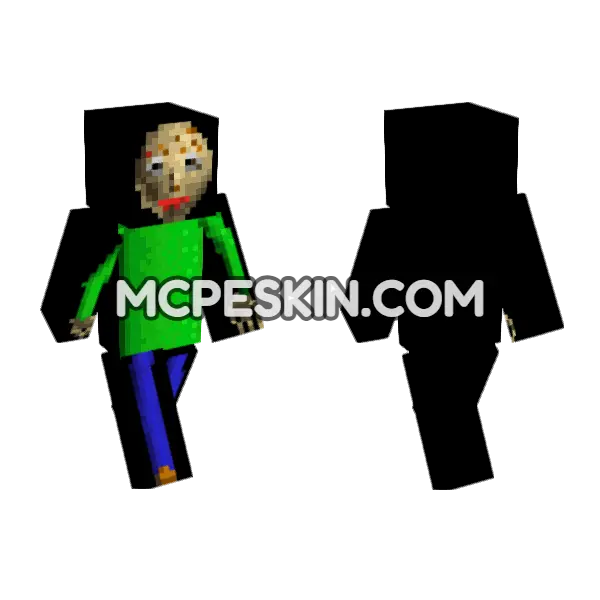 Baldi Basic Teacher, front and back