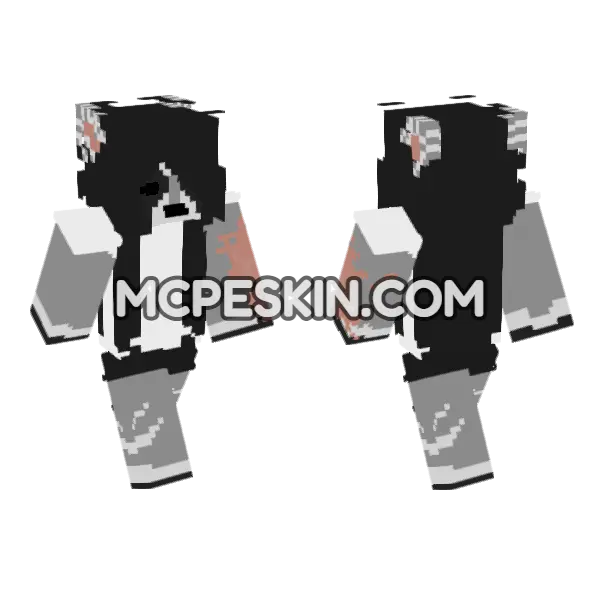 Bandit 6701736 Minecraft Bedrock skin, front and back