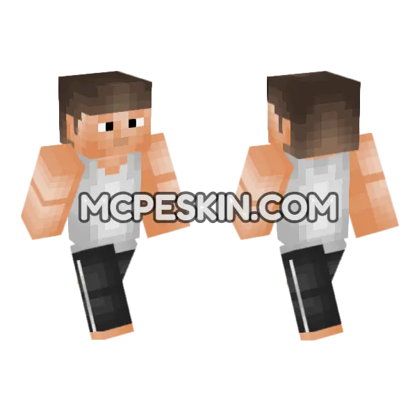 Basic Boy Skin Minecraft Bedrock skin, front and back