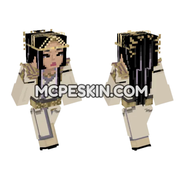 Bathalumang Ether The Good One Minecraft Bedrock skin, front and back