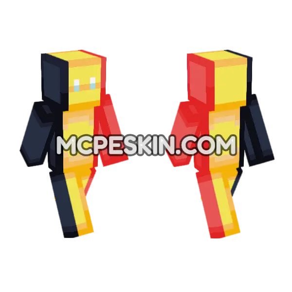 Belgium Skin Minecraft Bedrock skin, front and back