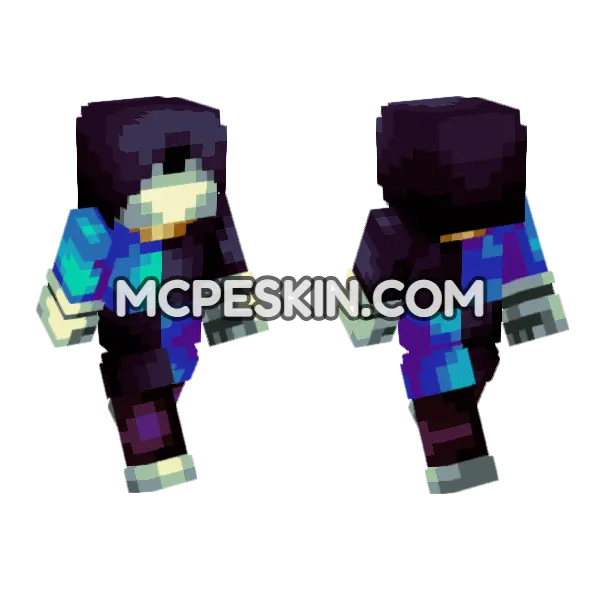 Bell Wielder Minecraft Bedrock skin, front and back