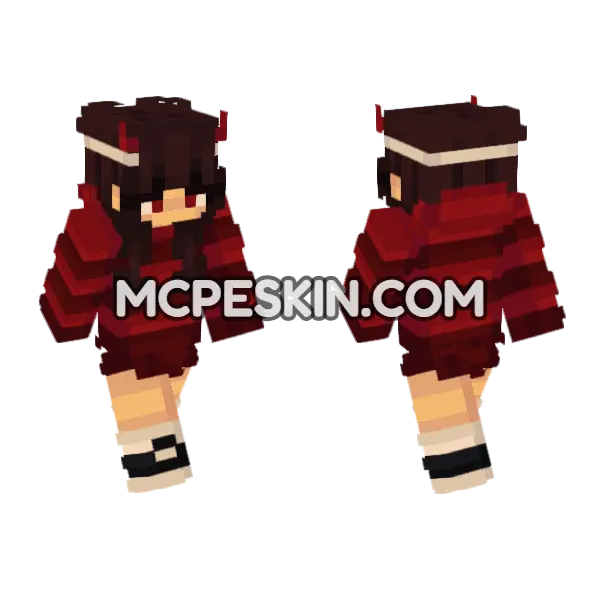 Bella Minecraft Bedrock skin, front and back
