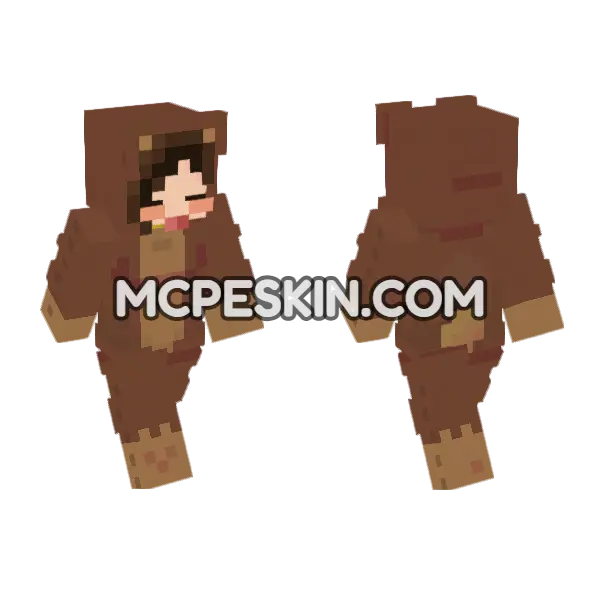 Bia Prowell (Jenny Mod) HD Skin Minecraft Bedrock skin, front and back