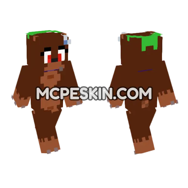 Bia Prowell – Jenny Mod Skin Minecraft Bedrock skin, front and back