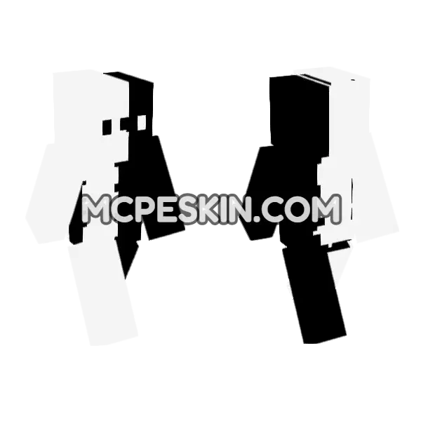 Black and White Figure, front and back