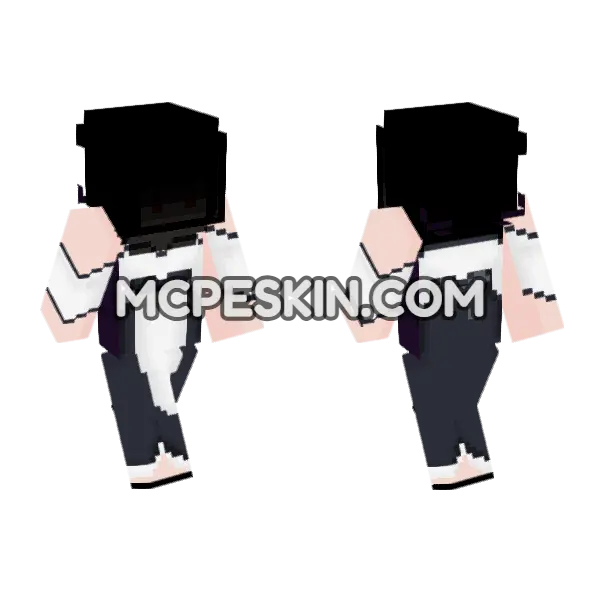Black Maid Outfit, front and back