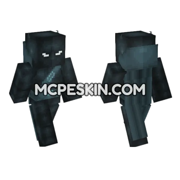 Black Panther Marvel Comics Minecraft Bedrock skin, front and back
