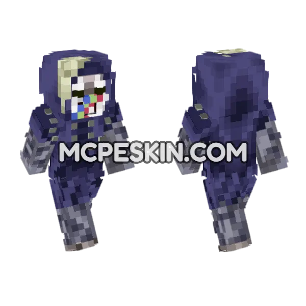 Blackmore Minecraft Bedrock skin, front and back