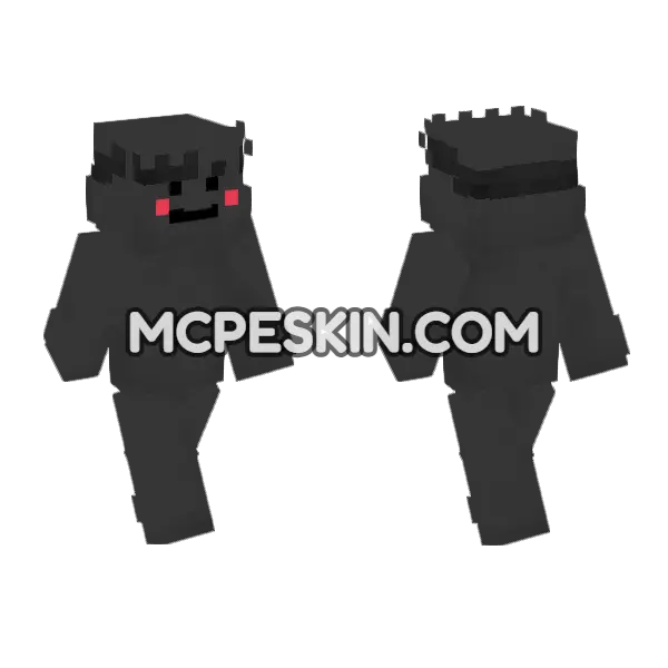 Blackout Skin 14 Minecraft Bedrock skin, front and back
