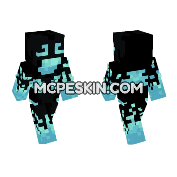 Blaze Skin Minecraft Bedrock skin, front and back