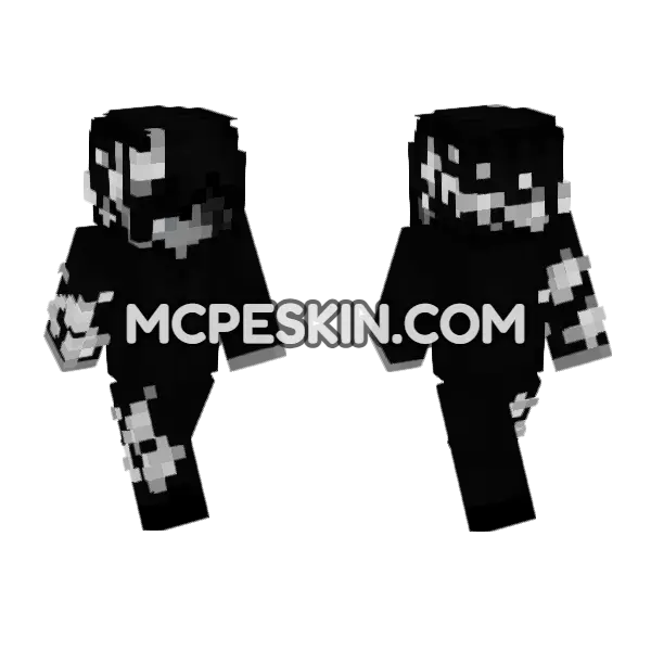 Blight Skin Minecraft Bedrock skin, front and back