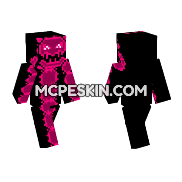 Blixer Boss Phase 4 Minecraft Bedrock skin, front and back