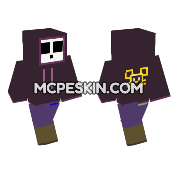Blob Face Outfit, front and back