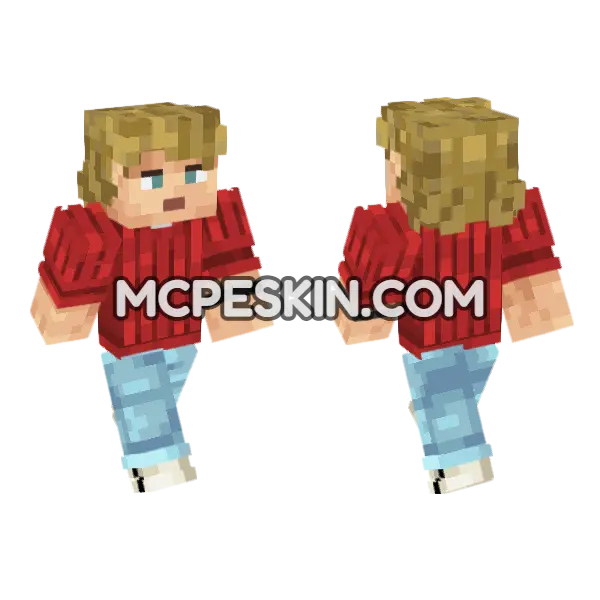 Blonde Haired Boy, front and back