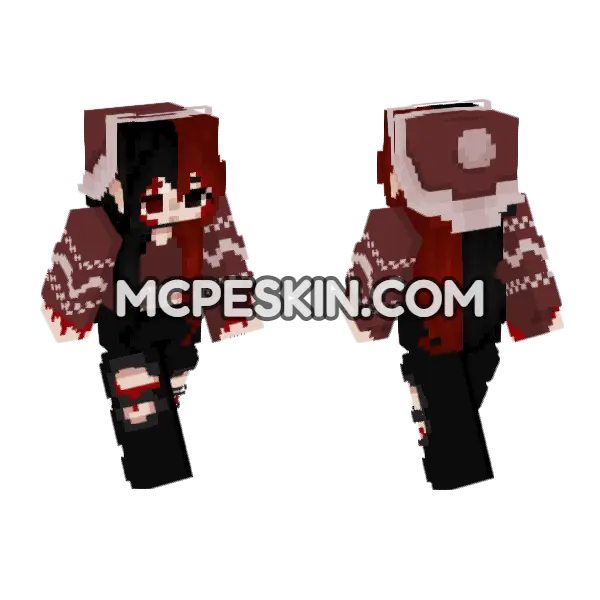 Bloody War Outfit, front and back