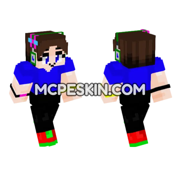 Blue Eyed Gamer, front and back