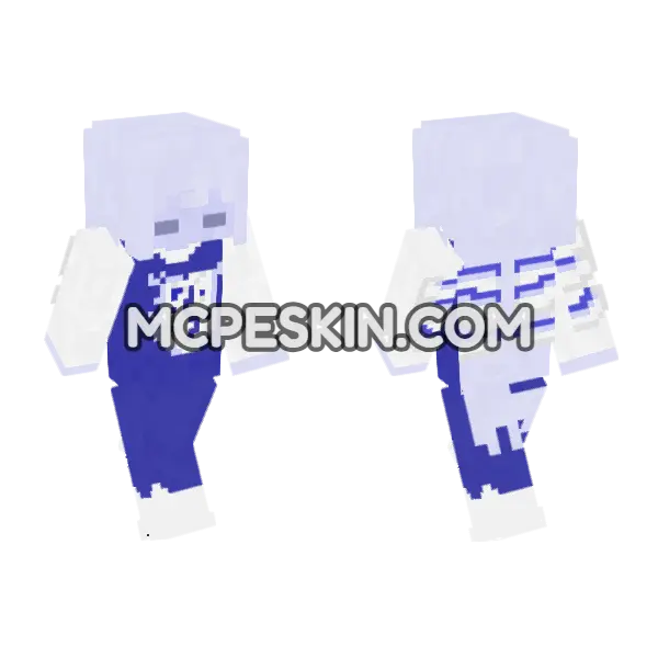 Blue Jersey Outfit, front and back