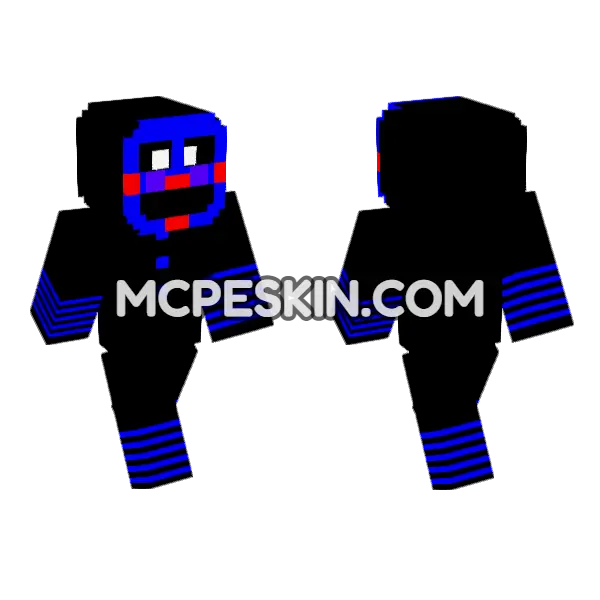 Blue Smiley Face, front and back