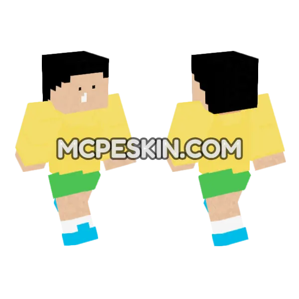 Bo Chan Minecraft Bedrock skin, front and back