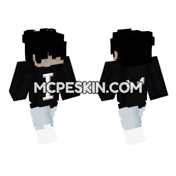 Bob 5042089 Hoodie Skin Minecraft Bedrock skin, front and back