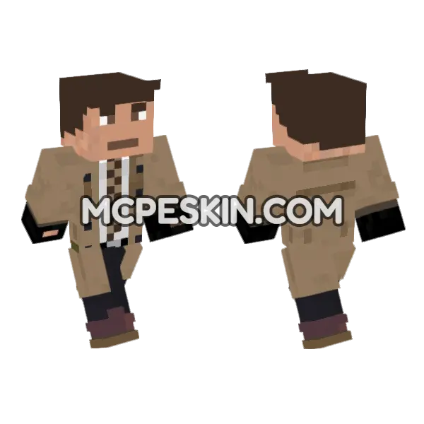 Bob The Builder Minecraft Bedrock skin, front and back