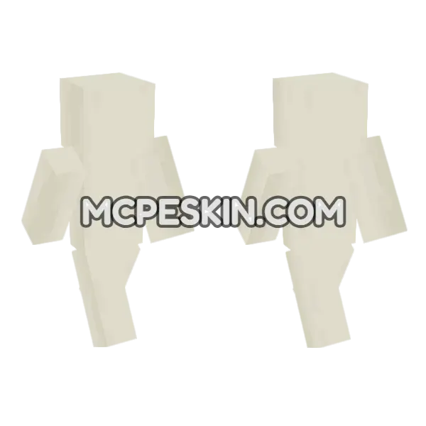 Bone Block Side Minecraft Bedrock skin, front and back