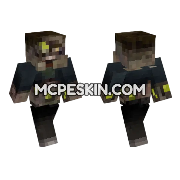 Boomer Skin Minecraft Bedrock skin, front and back