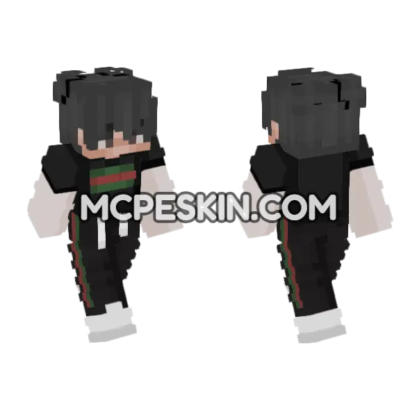 Boy 3 Skin Minecraft Bedrock skin, front and back