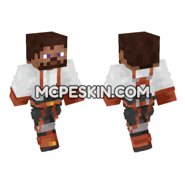 Boy 5 Minecraft Bedrock skin, front and back