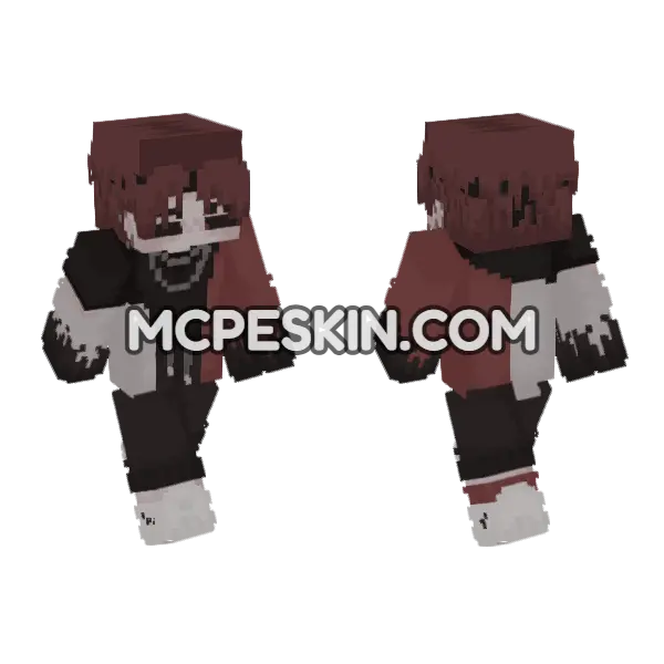 Boy Minecraft Bedrock skin, front and back