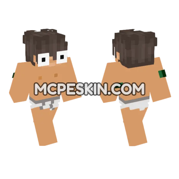 Boy2 Skin Minecraft Bedrock skin, front and back