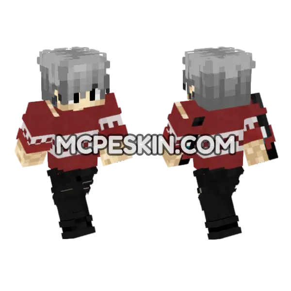 Boy3 Skin Minecraft Bedrock skin, front and back