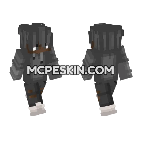 Brad The Dog Minecraft Bedrock skin, front and back