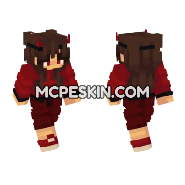 Brianna Minecraft Bedrock skin, front and back