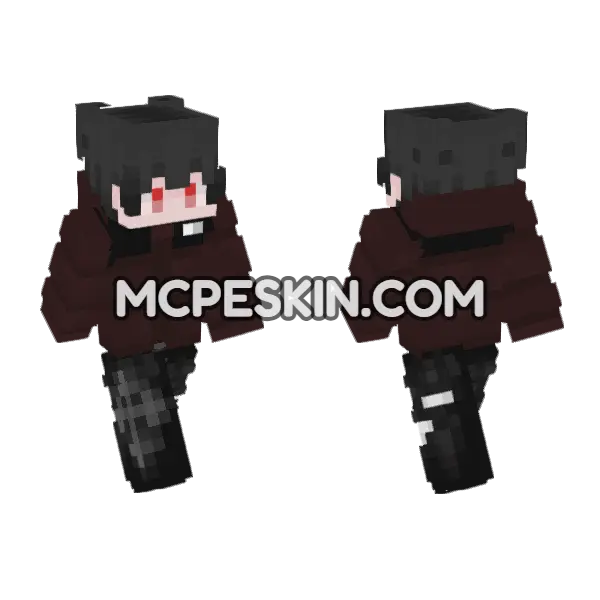 Bronze Beast Minecraft Bedrock skin, front and back