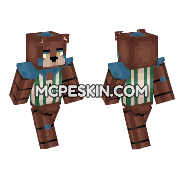 Brown Bear Pajamas, front and back