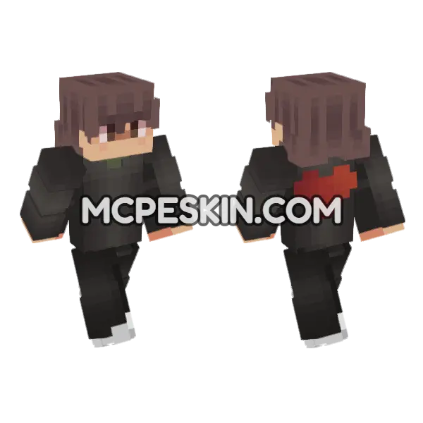 Brown Haired Girl, front and back