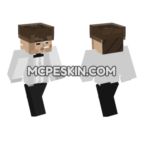 Brown Hat Cowboy, front and back