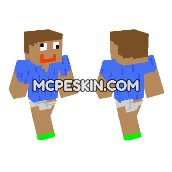 Brown Hat Man, front and back