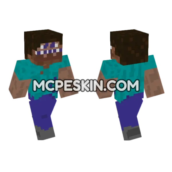 Brown Hat Zombie, front and back