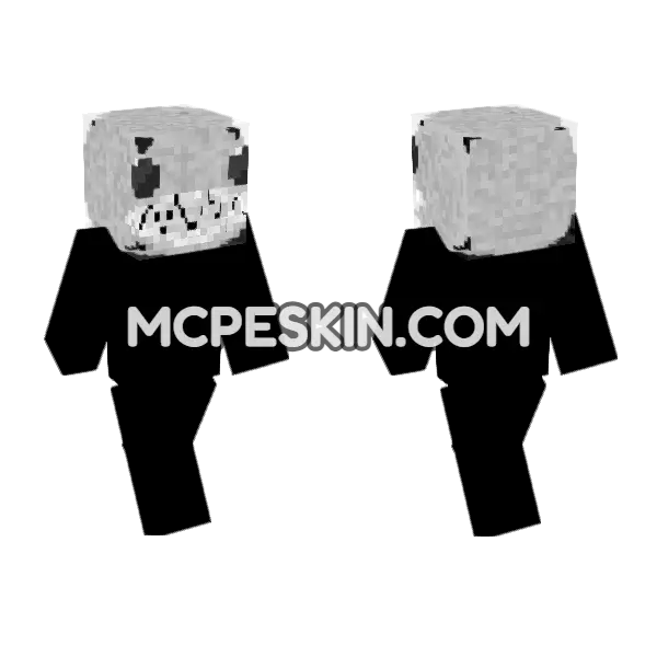 Bubble Tadc Skin Minecraft Bedrock skin, front and back