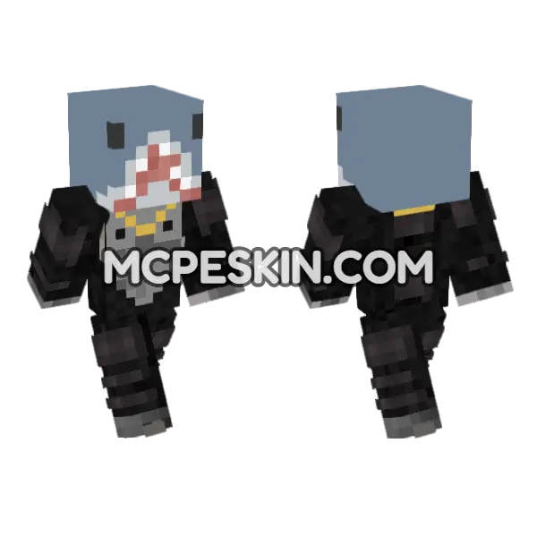 Buff Bill Minecraft Bedrock skin, front and back