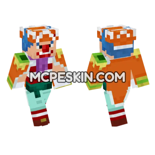Buggy Pre Timeskip Minecraft Bedrock skin, front and back
